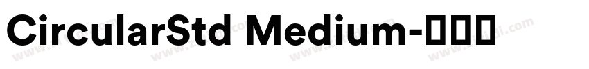 CircularStd Medium字体转换